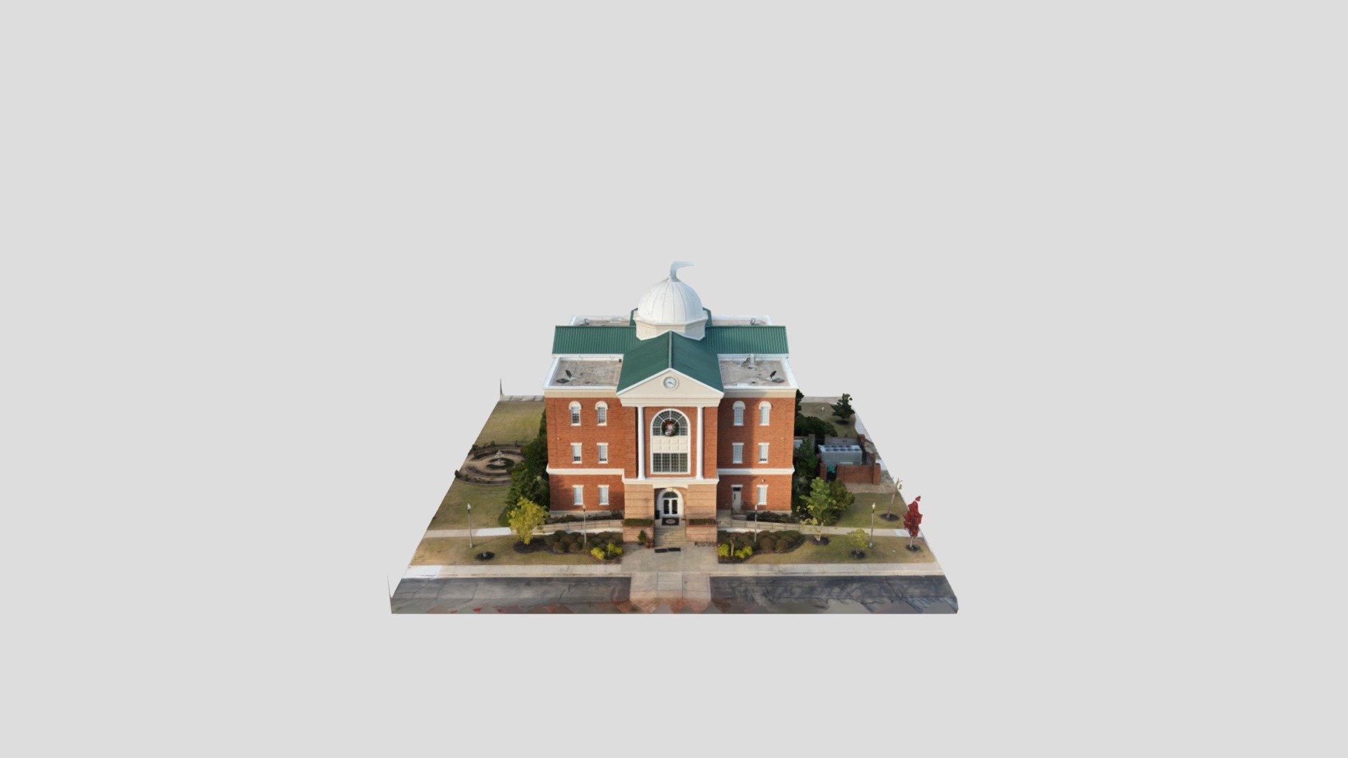 Tupelo City Hall Building Download Free 3D model by subMOA [3055cb4] Sketchfab