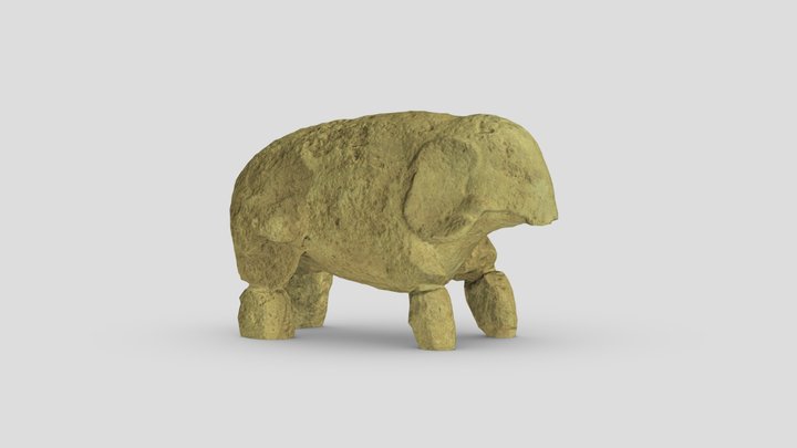 Estatua de elefante 3D Model