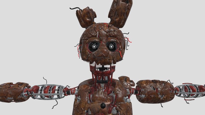 Ignited SpringTrap 3D Model