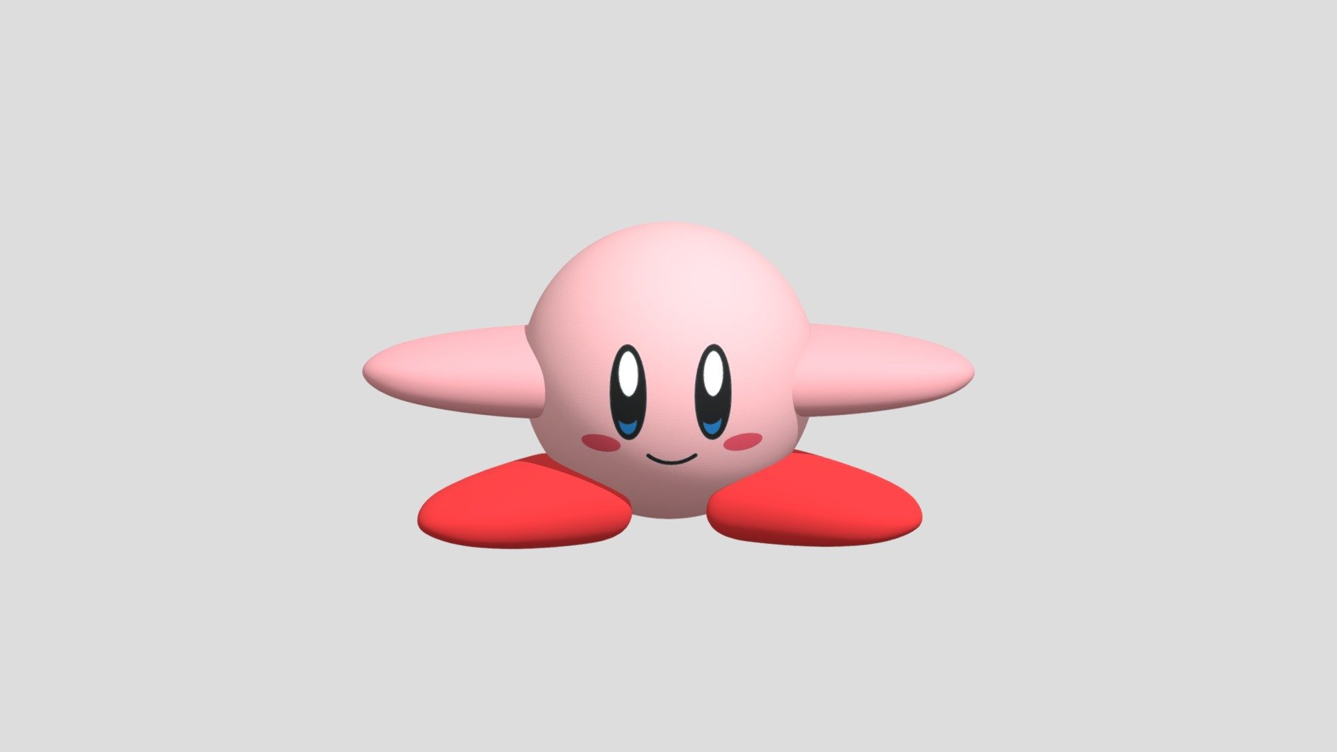 Kirby - Download Free 3D model by citrinebowl [30579c9] - Sketchfab