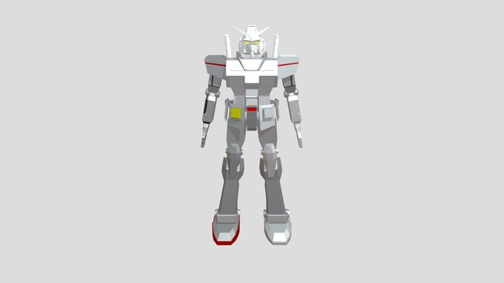 RX-78-K (Blender) 3D Model