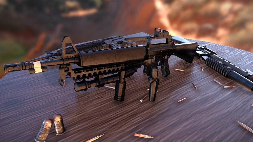 dl - weapons - guns - realistic modern-ish - A 3D model collection by ...