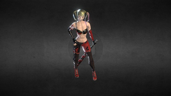 Harley Quinn (Fanart) 3D Model