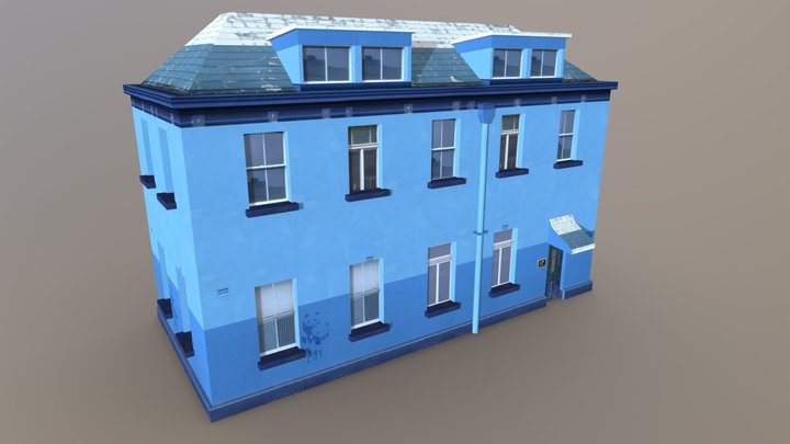 Building Apartment 2 3D Model
