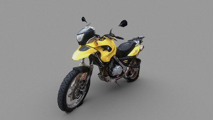 BMW F 650 GS motorbike – Modello 3D gratuito STL