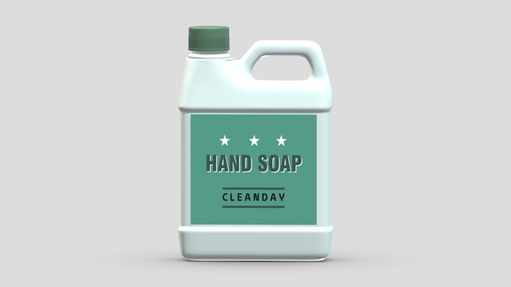 Hand Soap Can 3D Model