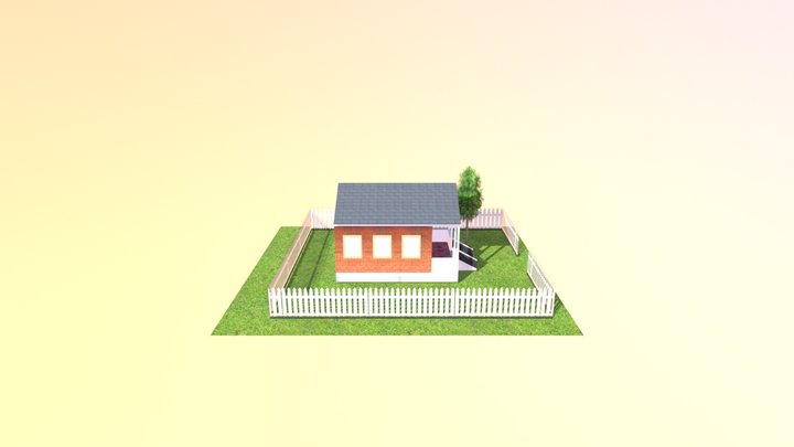 New House Model 2018 3D Model