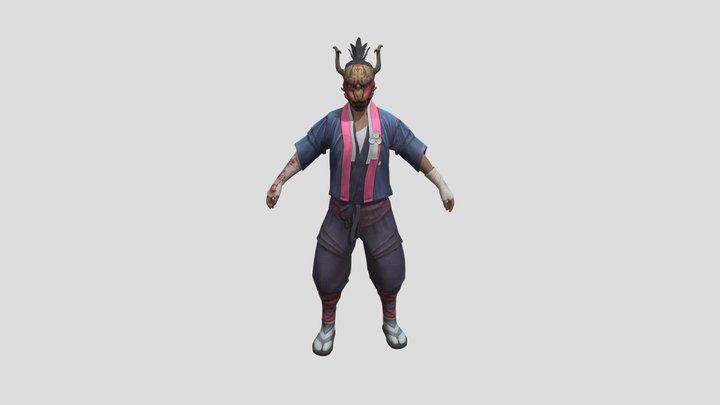 FIRST ELITE FREEFIRE SAKURA 3D Model