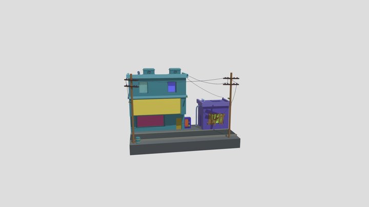 дз по покраске 3D Model