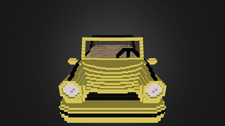 Trabbi Cabriolet 3D Model