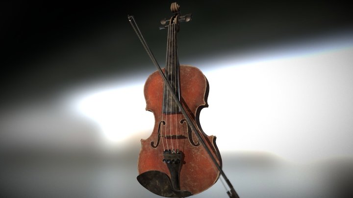 Violin 3D Model