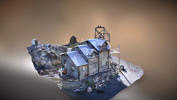 mining house Nevada 3D Model