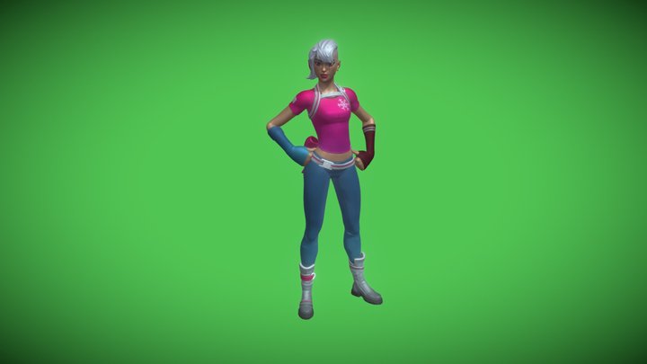 Fortnite Frost Flurry 3D Model