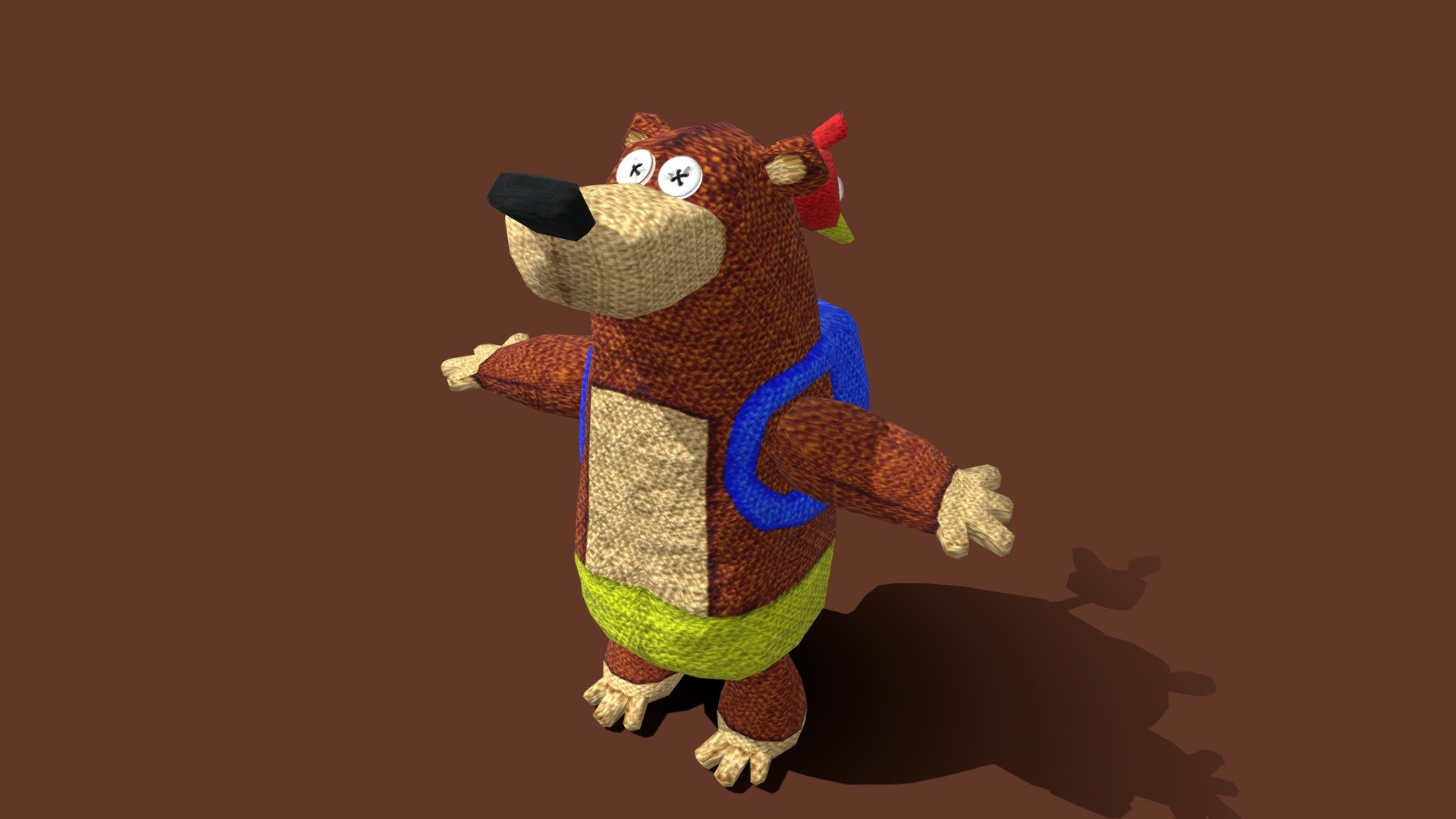 Plushie-Kazooie (Commission) - Download Free 3D model by Facts About ...