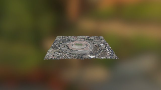 Estadio Universitario - Geobótica 3D Model