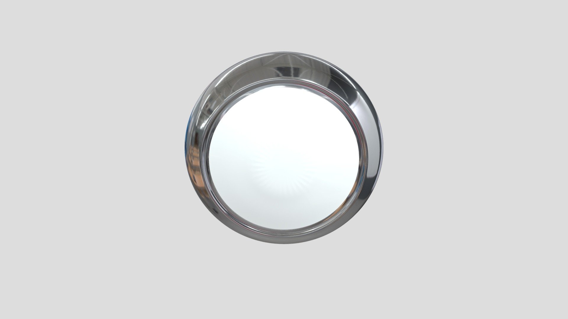 Chrome wall clock