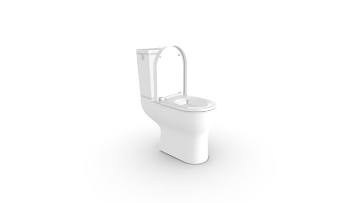 Toilet - White 3D Model
