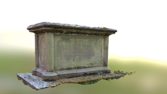 Gravestone Didmarton Churchyard 3D Model