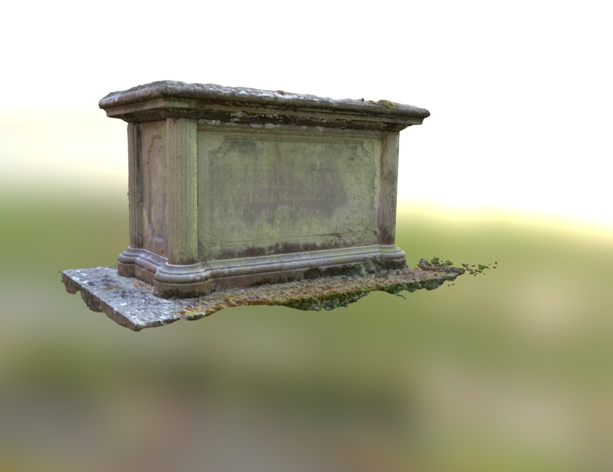 Gravestone Didmarton Churchyard - 3D model by badeshi [305f4d5] - Sketchfab