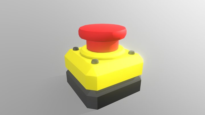 Basic industrial Button 3D Model
