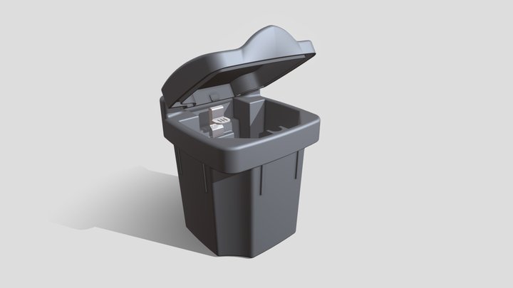 Car Ashtray - Solidworks 3D Model