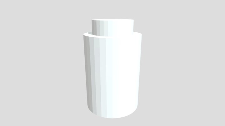 Blend Paint Can Without A Texture(.blend) 3D Model