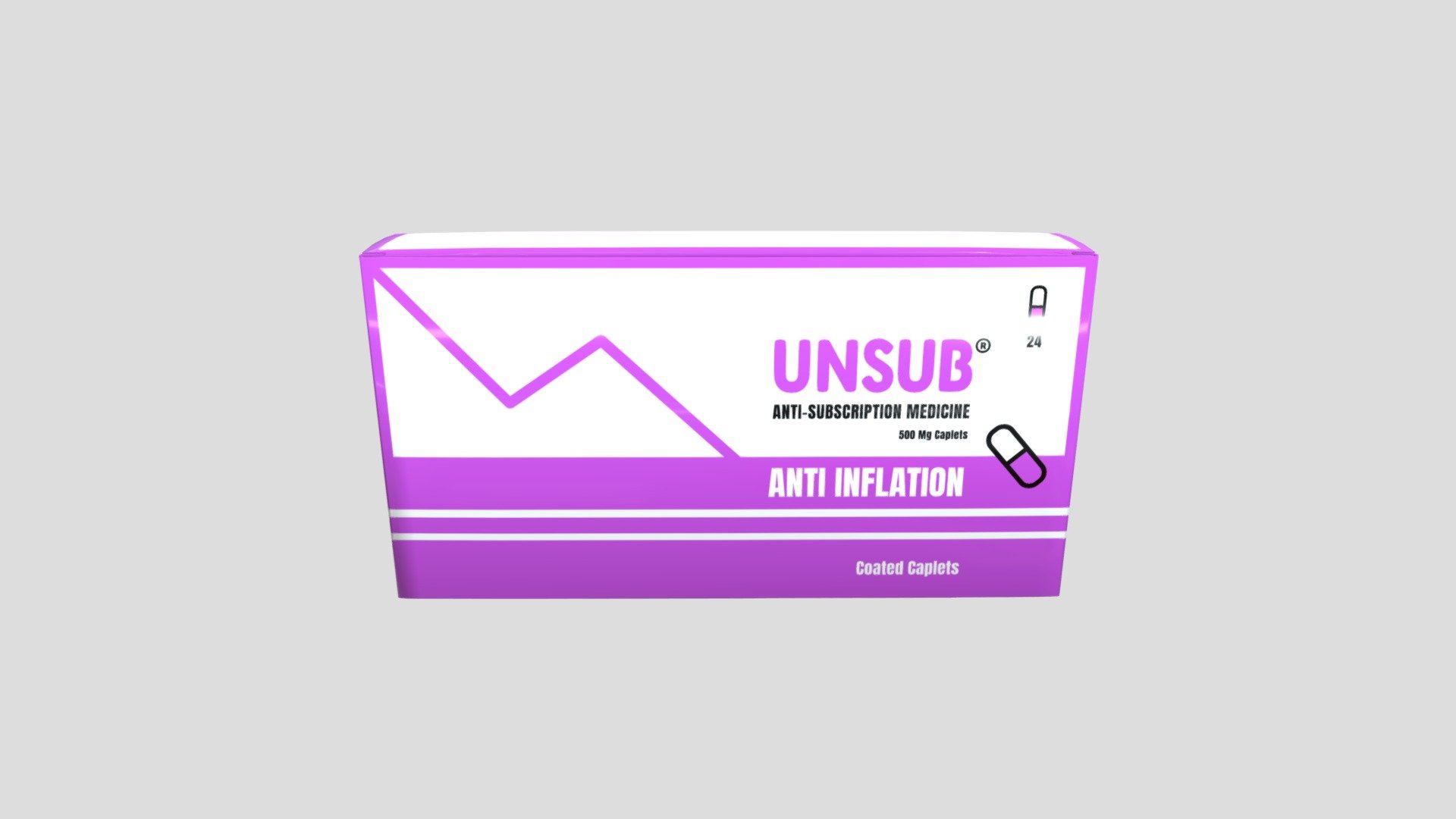 UNSUB® Anti Inflation - Anti-Sub Medicine - Download Free 3D model by ...
