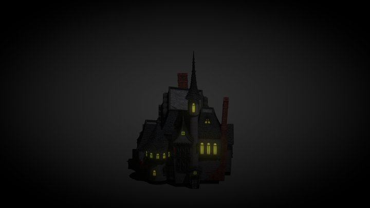 Дом с привидениями – Modello 3D gratuito STL