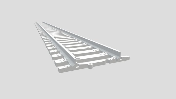 Custom L- Gauge Track 3D Model