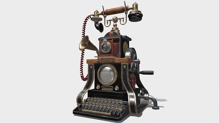 Steampunk Gadget 3D Model