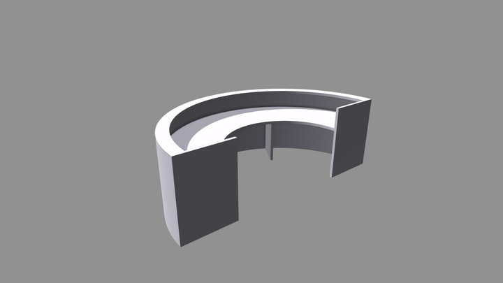 Composizione bancone Axiom 3D Model