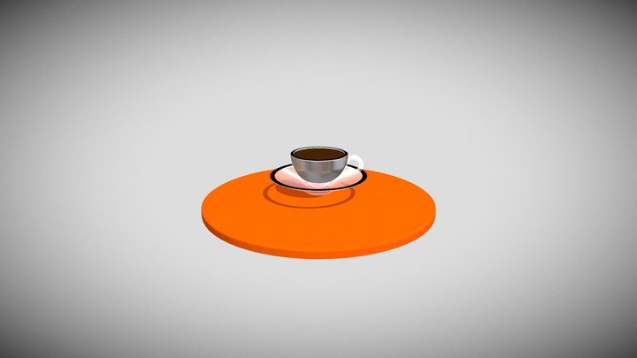 A Cup Of Coffee 3D Model