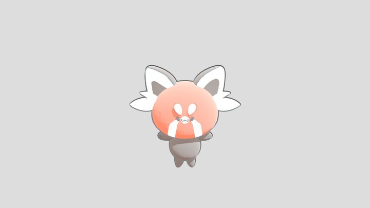 Sody Pop the Red Panda – Modelo 3D gratuito STL