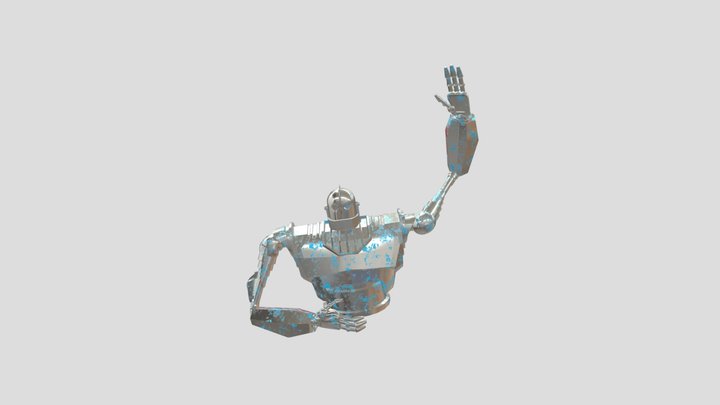 KNB127 - A2 Iron Giant 3D Model (2) - Pose 3D Model