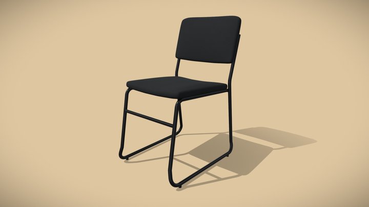 Stackable Chair Hercules 3D Model