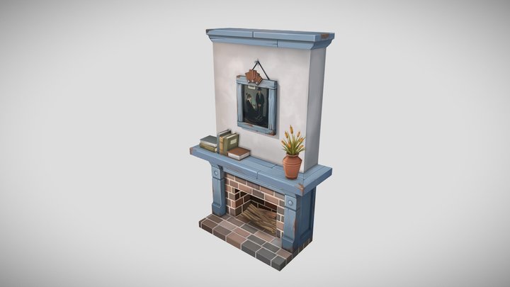 Fireplace 3D Model