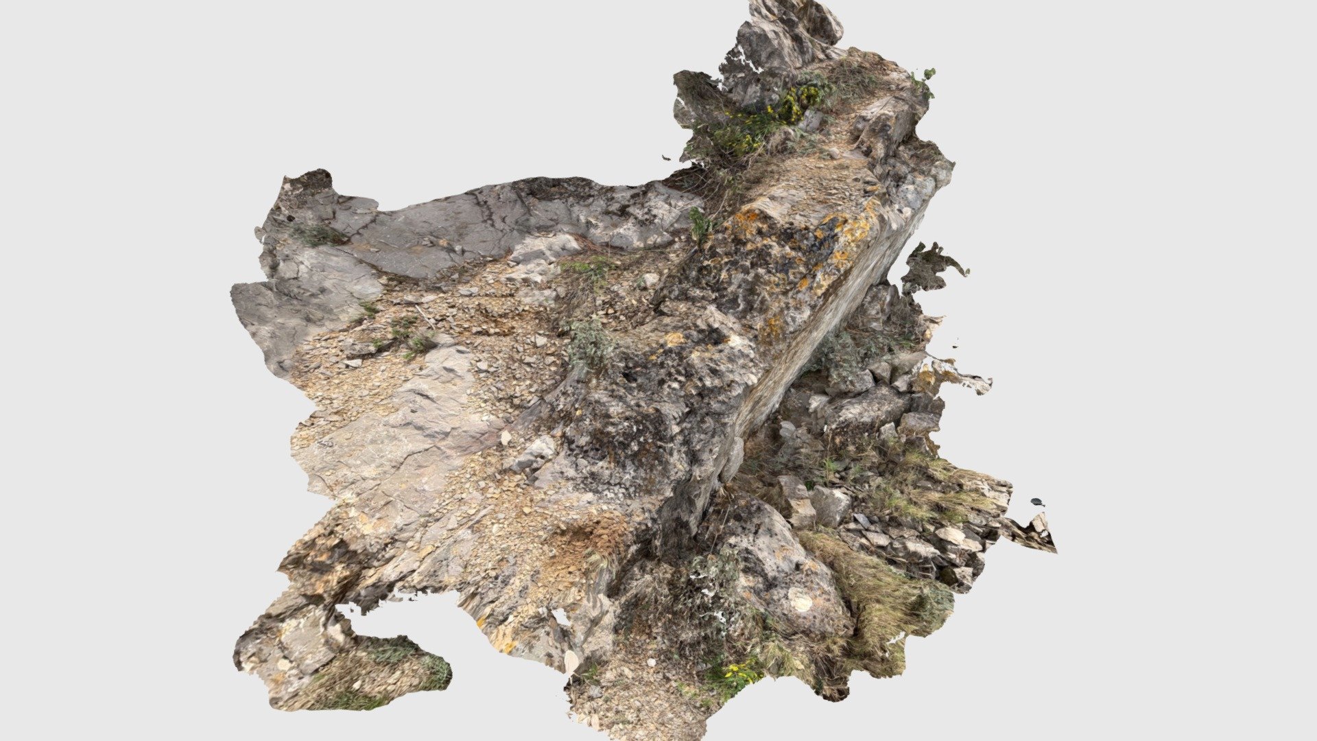 Affleurement sur la carrière de La Vineuse — Sketchfab embed 3D viewer