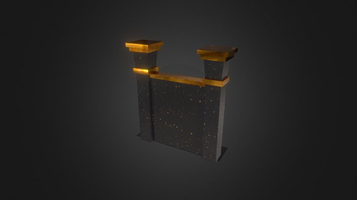 pillar wall 3D Model