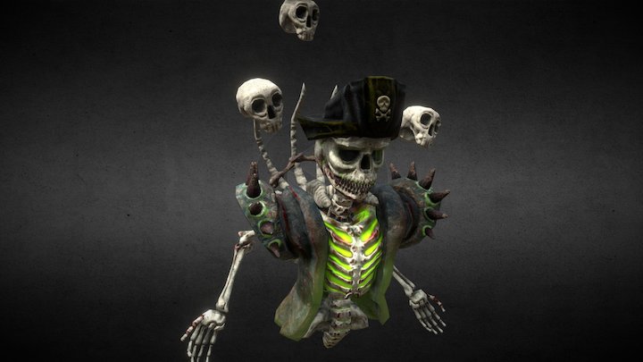 Ghost of a pirate 3D Model