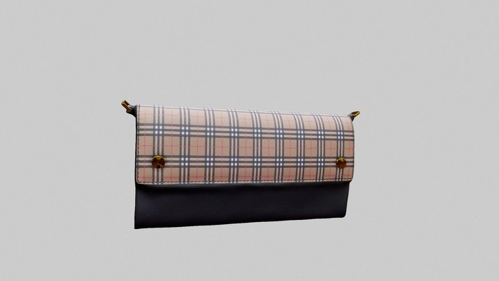 BurberryCheckClutch 3D Model