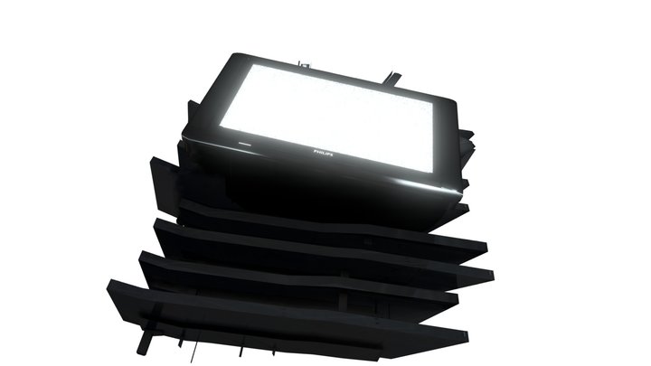 upgrade titán tv man tv shoulder 3D Model