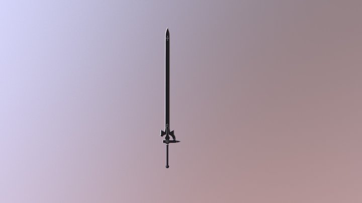 Elucidator Sword 3D Model