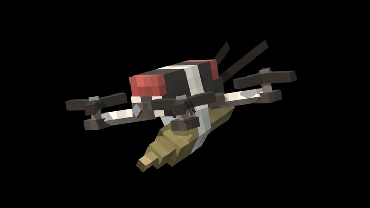FPV Drone 3D Model