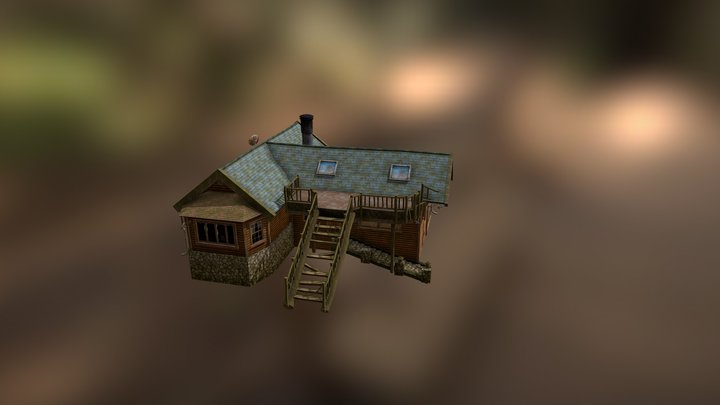 Forest Loner House 3D Model