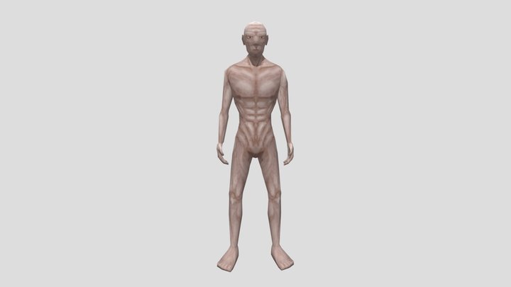 Lowpoly Male Base Mesh 3D Model