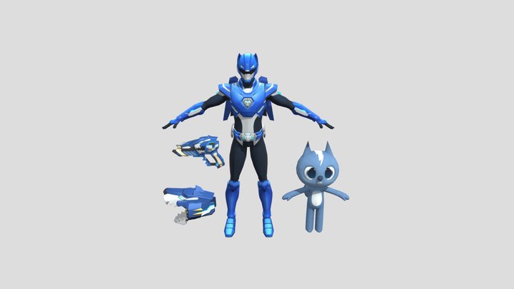 Miniforce World - Volt 3D Model