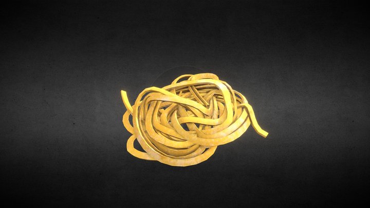 Un-cooked pasta 3D Model