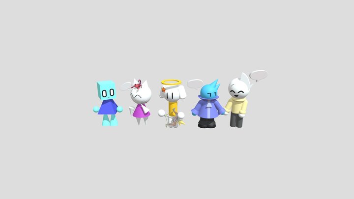 Hangin out 3D Model