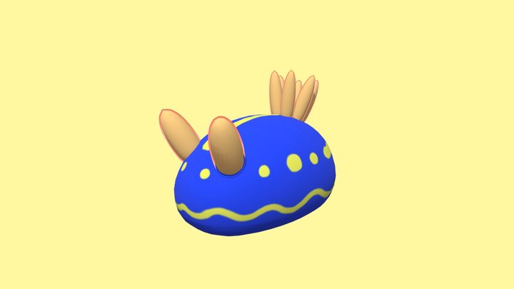 SeaSlug Marshmallow 3D Model