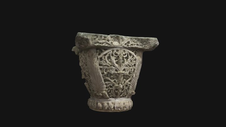 Intricate Carved Chalice 3D Model